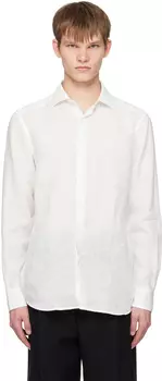 Белая рубашка на пуговицах ZEGNA