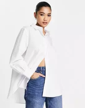 Белая рубашка оверсайз Vero Moda