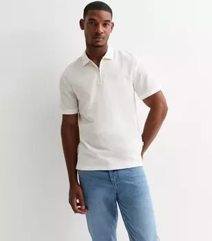 Белая рубашка-поло Jack & Jones Off Jack & Jones, белый