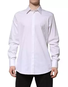 Белая рубашка с длинным рукавом MARTINI Dolce & Gabbana, White
