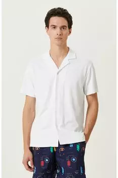 Белая рубашка с коротким рукавом Network, белый