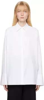 Белая рубашка с открытой спиной Valentino