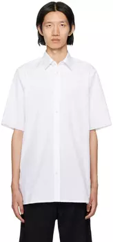 Белая рубашка с вентиляцией Maison Margiela