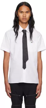 Белая рубашка с вышивкой Vivienne Westwood