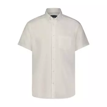 Белая рубашка Seer Sucker Stretch Button Down с коротким рукавом American Heritage