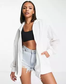 Белая спортивная футболка из рипстопа adidas Originals