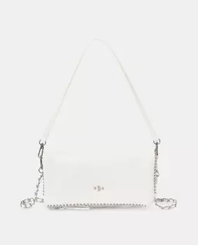 Белая сумка через плечо Eli на молнии Brownie, белый