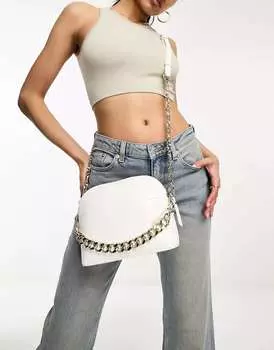 Белая сумка через плечо Steve Madden Bcherrys