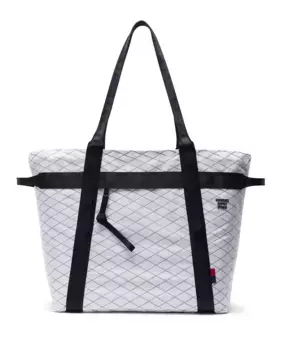 Белая сумка через плечо в стиле шоппер на молнии Herschel