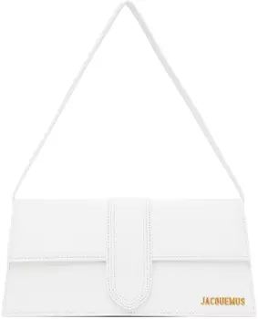 Белая сумка Le Papier 'Le Bambino Long' Jacquemus