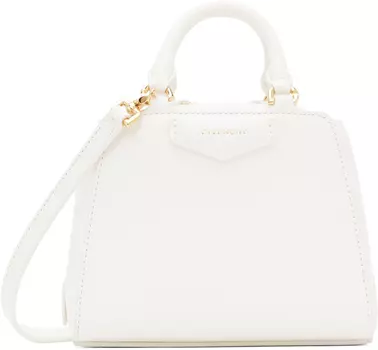 Белая сумка Nano Antigona Cube Givenchy