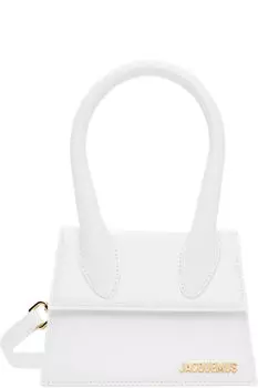 Белая сумка «The medium Chiquito» JACQUEMUS