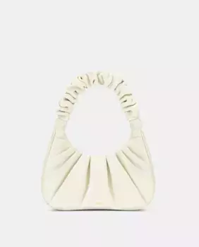 Белая сумочка Gabbi со присборенной ручкой JW PEI, белый