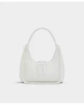 Белая сумочка на молнии Aldo, белый