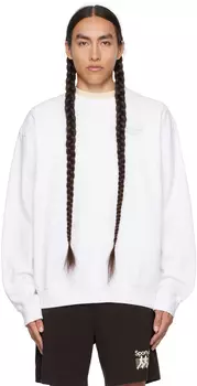 Белая толстовка Country Club в спортивном и насыщенном стиле Sporty & Rich
