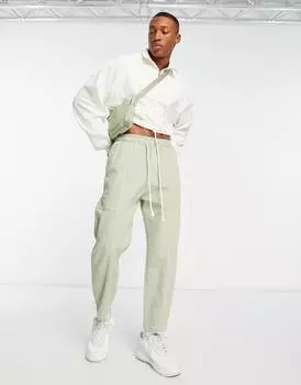 Белая укороченная толстовка с молнией до половины ASOS DESIGN