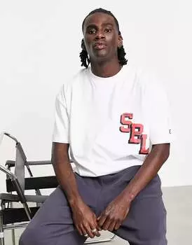 Белая винтажная футболка с короткими рукавами Starter