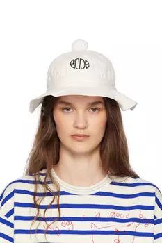 Белая вставная шляпа-ведро для дедушки Bode