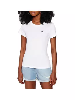 Белая женская футболка Calvin Klein