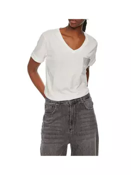 Белая женская футболка Liu Jo