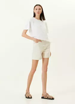 Белая женская футболка оверсайз с принтом dog person Mons Bons