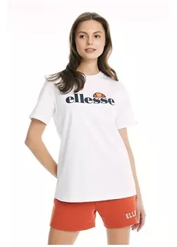 Белая женская футболка с круглым вырезом Ellesse