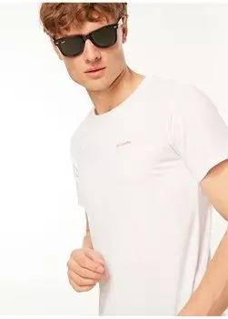 Белая женская футболка с круглым вырезом с принтом 9210051100_CS0326 Columbia, белый