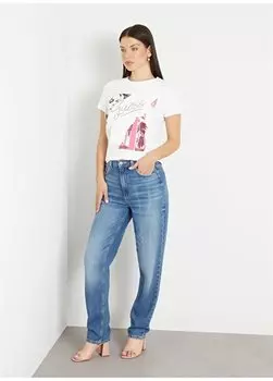 Белая женская футболка с круглым вырезом W4GI17I3Z14-F0BP Guess, белый