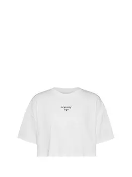 Белая женская футболка Tommy Jeans