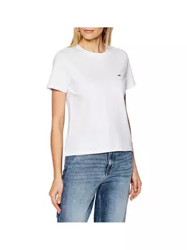 Белая женская футболка Tommy Jeans