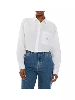 Белая женская рубашка Calvin Klein