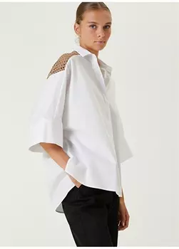 Белая женская рубашка Network