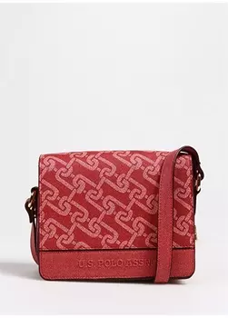 Белая женская сумка через плечо U.S. Polo Assn.