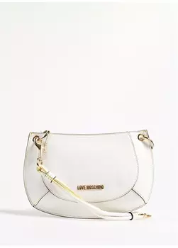 Белая женская сумочка Love Moschino