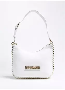 Белая женская сумочка Love Moschino