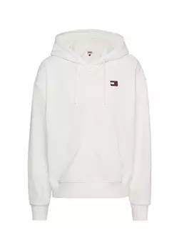Белая женская толстовка с воротником с капюшоном Tommy Jeans