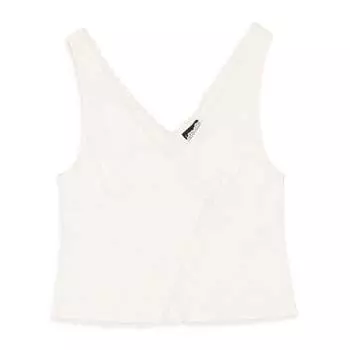 БЕЛАЯ МАЙКА CALLIPYGIAN RIB CUTAWAY