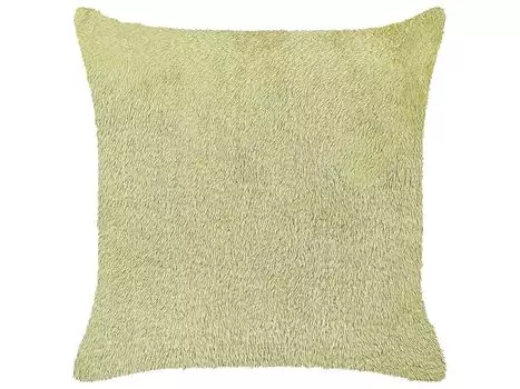 BELIANI декоративная подушка светло-зеленого цвета из ткани 45 x 45 см, чехол с наполнителем на молнии, однотонное украшение в стиле бохо, современное украшение для гостиной, спальни, для кровати, дивана, кресла