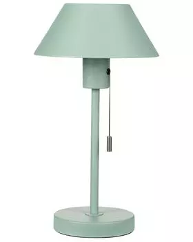 BELIANI настольная лампа светло-зеленого цвета с коническим плафоном и выключателем, современный кабинет, зеленый