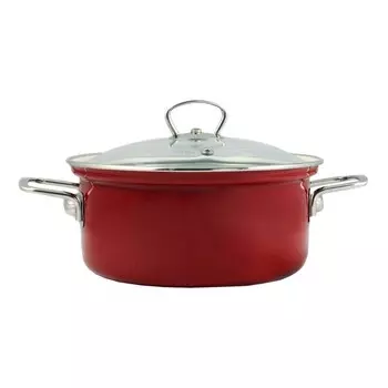 БЕЛИС Кастрюля со стеклянной крышкой ЭКО-КЕРАМИКА 16 см/1,4л Belis