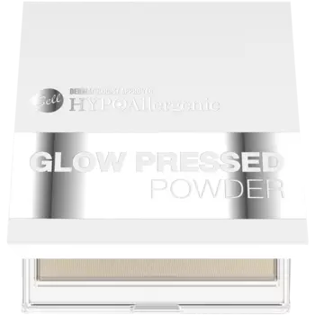 Bell HYPOAllergenic Glow Pressed Прессованная сияющая пудра для лица 001, 11,5 г