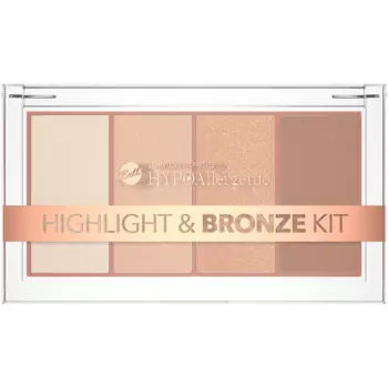 Bell HYPOAllergenic Палетка хайлайтеров и бронзаторов для лица 01, 20 г