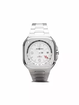 Bell & Ross наручные часы BR-05 GMT 41 мм, белый