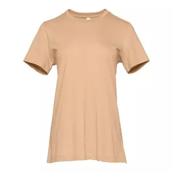 Bella + Холщовая женская/женская футболка из джерси с короткими рукавами Bella+Canvas, цвет Sand Dune