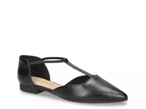 Bella Vita Darby Flat, черный синтетический