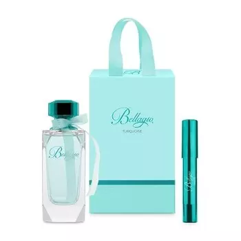 Bellagio Turquoise Women'S Fragrance Gift Box 100ml + Pen 3.2ml With Fruit Scent