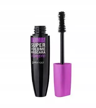 BELLAOGGI BOMB SUPER VOLUME Утолщающая тушь для ресниц с коллагеном черная