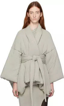 Бело-белая куртка Rick Owens Lilies Tommywing