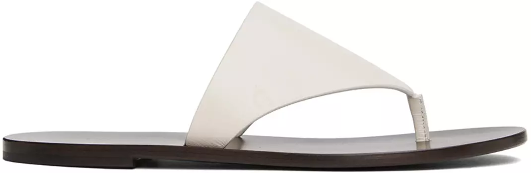 Бело-белые сандалии Avery The Row