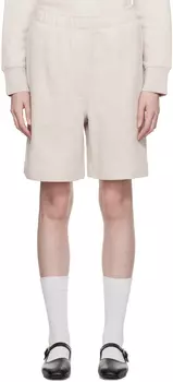 Бело-белые шорты на шнурке Margaret Howell